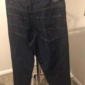 Boys jeans straight leg size 16- dark blue